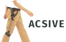 無動力の歩行支援機「ACSIVE」